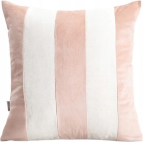 Mano párnahuzat lenvászon hozzáadásával bézs csíkokkal 45x45cm Homla