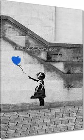 Festmények 70x100 Banksy Always Hope Mural