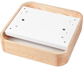 Mennyezeti lámpa NATURAL SQUARE 2xE27/15W/230V 35x35 cm fenyő