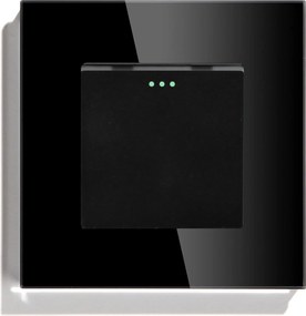 Kapcsoló Fénykapcsoló Üveg Egykapcsolós Fekete