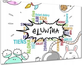 Vászonkép 100x70 Eluwina Üdvözlet