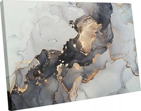Vászonkép modern márvány absztrakt fekete 60x40cm