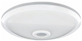LED mennyezeti lámpa mozgás- és alkonyérzékelővel LED/16W/230V Ø 29 cm fehér