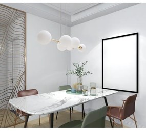 Csillár zsinóron FIRA 5xE27/60W/230V arany