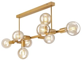 Lamkur ASTRID függeszték 8xE27/60W/230V arany színben LA43449