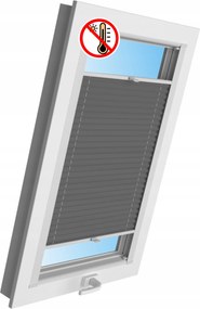 Tetőtéri redőny félsötétítő pliszé 78x118 cm hőszigetelő