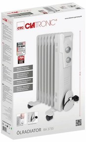 Clatronic RA 3735 olajradiátor, 7 bordás