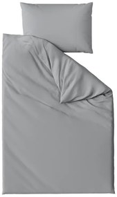 Lux szürke gombos pamut ágyneműhuzat