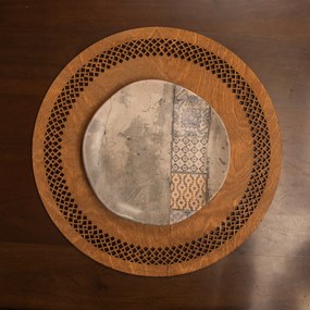 Seljuk tálca, dió, 36×36 cm – TR790PYN1138