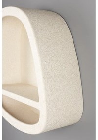 Krémszínű többszintes fali polc 23 cm Veda – Dutchbone