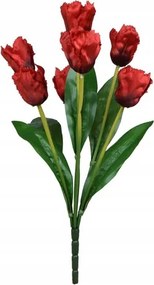 Tulipán piros csokor váza virágok tavaszra