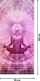 Fotótapéta ajtóra - Meditáció (95x205cm)