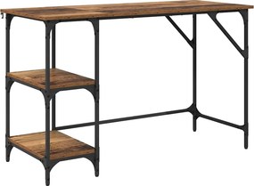 vidaXL Asztal Öreg fa 120 x 50 x 75 cm Faanyag