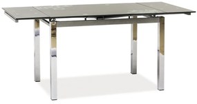 Étkezőasztal Kral, szürke / ezüst