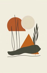 Poszter 53x81cm Bézs tekintet