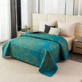 Ágytakaró FANFARE kékeszöld Méret: 220 x 240 cm