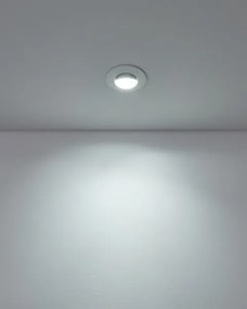 Eglo 300186 - 7 db-os szett GEDREZ beépíthető lámpa LED/4,9W/230V, átm. 9 cm, fehér