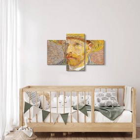 Kép - Vincent van Gogh, Self-Portrait with a Straw Hat (The Potato Peeler), reprodukciók (90x60 cm)