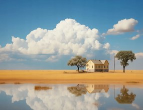 Poszter 65x50cm Ház