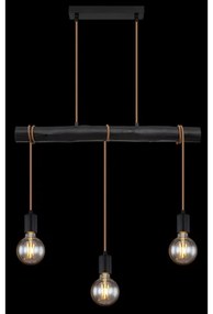 Globo 15539-3HB - Csillár zsinóron GREGOR 3xE27/60W/230V