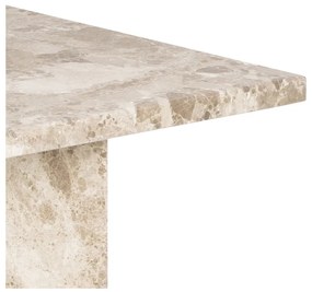Bézs márvány dohányzóasztal 70x140 cm Vega – Actona