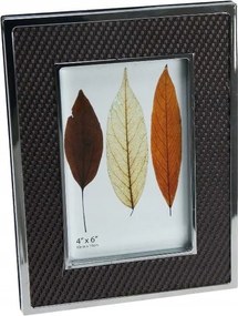 Képkeret 10x15 széles ezüst modern