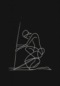 Poszter 70x100cm Vonal