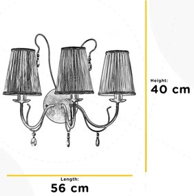 ONLI - Fali lámpa DELIA 3xE14/6W/230V