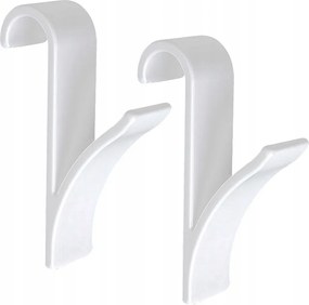 Akasztó Radiátor Törölközőtartó Fehér 2DB