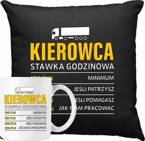 Bögre szett Légzsák sofőr teherautó vicces Ajándék ötlet