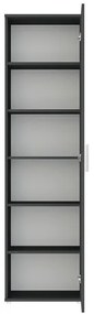 KLARA Polcos Szekrény Antracit Színben.
