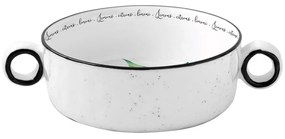 Citrom mintás Porcelán tál füllel 12 cm Amalfi