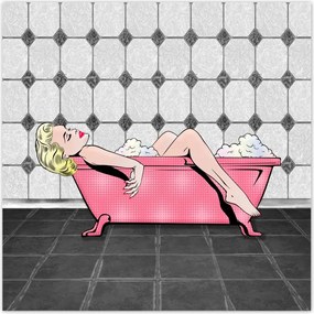 Poszterek 140x140 Marylin Monroe a kádban