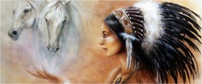 Kép - Indiánok varázslata (120x50 cm)