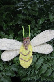 Felfüggeszthető tavaszi dekoráció "Méhecske" 16cm