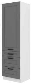 Élelmiszer szekrény Lucid 60 DKS 210 3S 1F (dustgrey + fehér). 1045560
