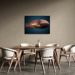 Kép - Rögbi labda akcióban (70x50 cm)