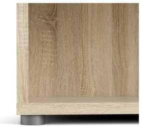 Natúr színű moduláris könyvespolc tölgyfa dekorral 89x189 cm Prima – Tvilum