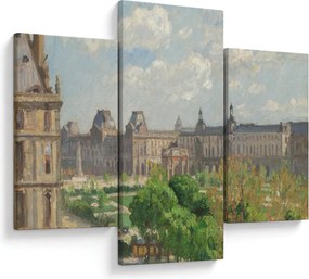 Kép - Camille Pissarro, Place du Carrousel, Paris, reprodukciók (90x60 cm)