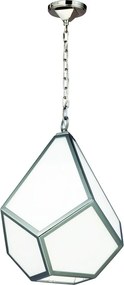 Feiss glamour modern fĂŒggesztĂ©k diamond fehĂ©r festett nikkel elsfe-diamond-p-m