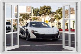 Poszterek 90x60 Fehér sportautó