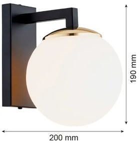 Argon 4771 - Fali lámpa MORITZ 1xE27/15W/230V