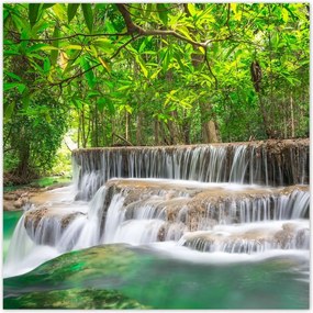 Poszterek 100x100 Vízesés Kaszkád Ázsia