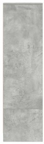 betonszürke szerelt fa magasszekrény 29,5x34x119,5 cm