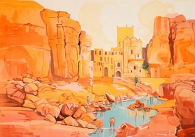 Poszter 100x70cm Romok a nap alatt