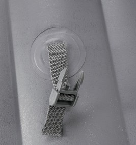 Felfújható pezsgőfürdő, fehér/szürke, 4-6 személy, 1000 l, KAMINO NEW TYP 2