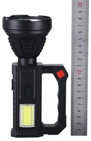 Napelemes lámpa háromlábú állvánnyal - TY-841T - fekete