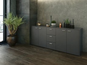 HUGOS 180 szekrény, grafit