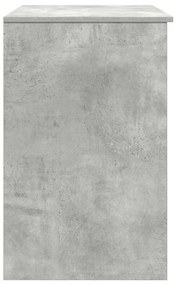 betonszürke forgácslap íróasztal 86x49x76 cm