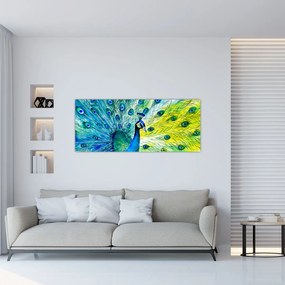 Páva képe (120x50 cm)